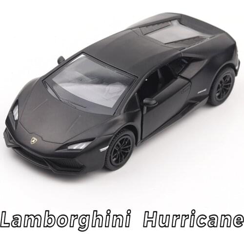 1:36 Toy Vehicles Alloy Pull Back Hurricane LP610 Sports Car Model Childrens Toy Cars Original Authorized Authentic Kids Toys