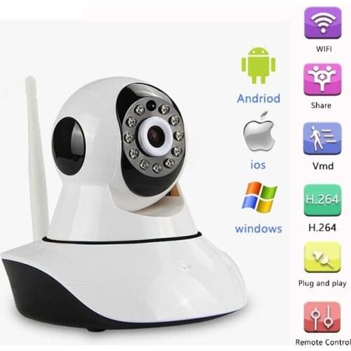 720P Security Network CCTV Wifi Camera Wireless 1.0 Megapixel HD Digital Security Ip Camera IR Infrared Night Vision Local Alarm
