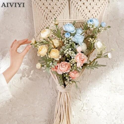 Qingyi Xuebao Artificial Flowers Home Wedding Decoration Flores Artificiales Cheap Flower Fleur