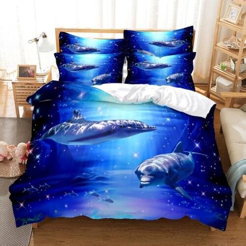 Bedding set duvet cover set 3d bedding digital printing bed linen queen size bedding set fashion design