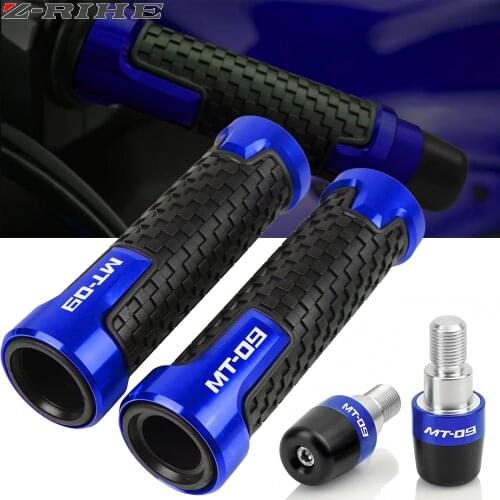 Motorcycles Handlebar Grips Plug Slider Handle Bar Ends For YAMAHA MT09 MT-09 FZ-09 TRACER 2015 2016 2017 2018 2019 2020 2021