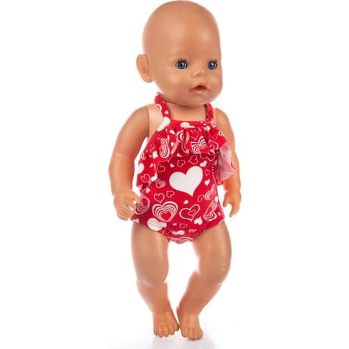 New Bikini Doll Clothes Fit For 43cm baby Doll clothes reborn Doll Accessories