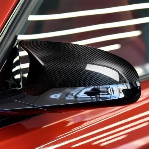 Real Carbon Fiber Rear View Mirror Cover Cap for BMW F80 M3 2015-2018 F82 M4 2015-2020 Car Side Door Rearview Casing