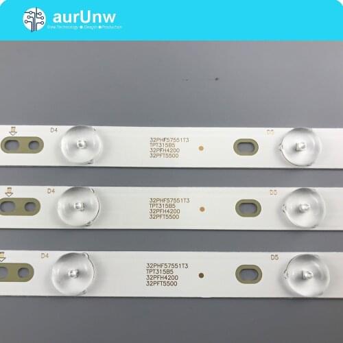 LED Strips 32" TV 32PFL1840/T3 32PHT4100 32PHH4100 88 TPT315B5 HVN05 GJ 2K15 D2P5 315 D307 V1 LBM320P0701 32PFT4100 32PFK4309