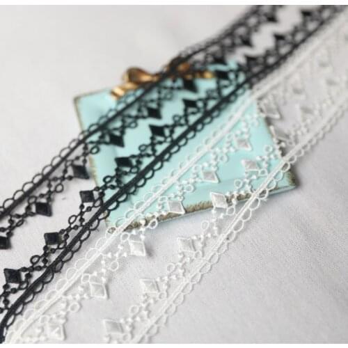 3 Meters High Quality Exquisite Polyester African Lace Ribbon Trimming Guipure For Sewing Garment Latin Dress Accessories Diy
