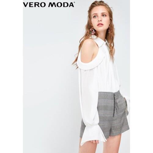 Vero Moda Womens Plaid Zip Fly Shorts | 319115503