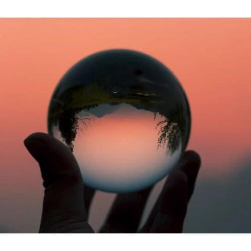 150-260MM Clear Glass Crystal Ball Healing Sphere Photography Props Gifts New Artificial Crystal Decorative Balls
