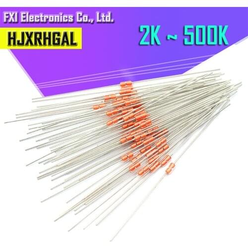 20pcs Thermal Resistor MF58 3950 5% B 2K 5K 10K 20K 50K 100K 200K 500K ohm