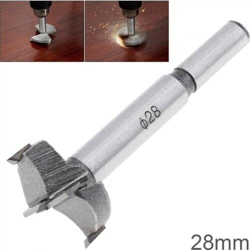 28mm Tungsten Steel Hard Alloy Wood Drill Bits Woodworking Hole Opener for Drilling on Plasterboard / Plastic Boards / Wooden