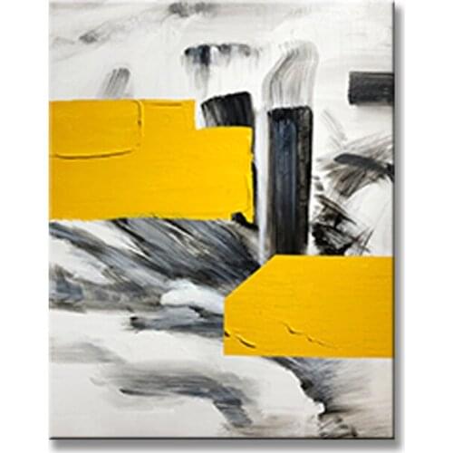 100%Handmade Abstract oil painting wall home decoration thick oil landscape wall hanging pictures for living room bedroom