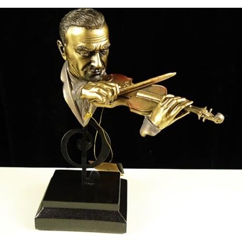 American Creative Violin Sculpture Crafts Abstract character Modeling Technology furnishes Birthday gifts housewarming gifts