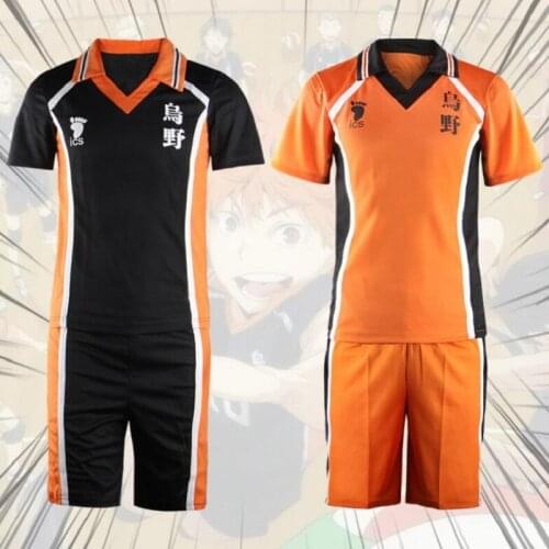 Anime Haikyuu sportswear Jersey Haikyu shirts pants Karasuno Nekoma High School Uniforms Volleyball Club Cosplay Costume