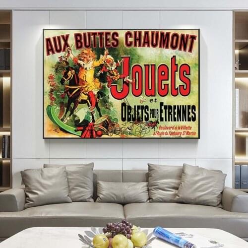 Aux Buttes Chaumont Jouets Poster Friends TV Canvas Painting Poster and Print Wall Art Picture Cuadros for Living Room