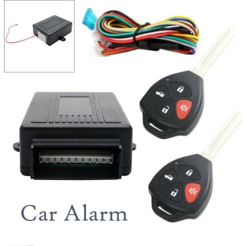 Car Central Lock Keyless Entry System Central Door Locking Kit Car Alarm Start Stop Button Remote Security Auto Parts Anti Theft