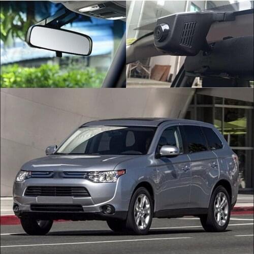 BigBigRoad For Mitsubishi Outlander ASX lada kalina granta Lancer Car Wifi DVR video recorder FHD 1080P Dash Cam
