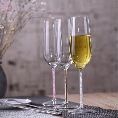 Unleaded premium champagne glass cup high borosilicate unleaded champagne goblet cup