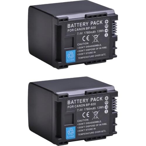 BP-820 BP820 BP 820 Rechargeable Battery for Canon VIXIA GX10,HFG20,HFG21,HFG30,HFG40,HFM30,HFM300,HFS200,XA10,XA11,XA15,XA20