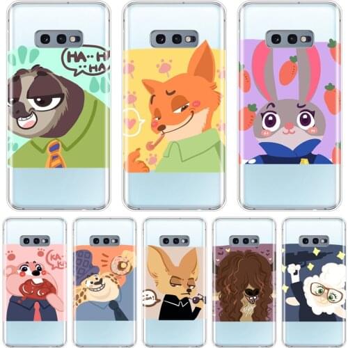 For Samsung Galaxy S10 Plus 5G 10E Case Silicone Soft Rabbit Anime Fox Cute Back Cover For Samsung Galaxy Note 10 Pro Phone Case