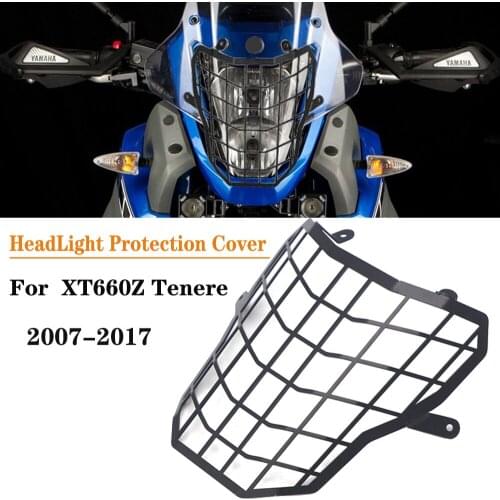 For Yamaha XT 660 Z Tenere XT660Z 2007-2017 2016 2015 2014 2013 Motorcycle Accessories Headlight Protector Grille Guard Cover