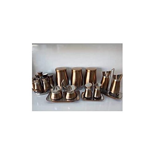 Emsan Luxury Rose Gold Shaker Set - 6 Shakers