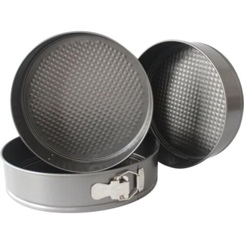 5"/6/7/8/10/11in, Round Cake Mold Buckle Lock Movable Bottom Mousse Honeycomb Mould, Kitchen Food Baking Cheese Bread Metal Tool