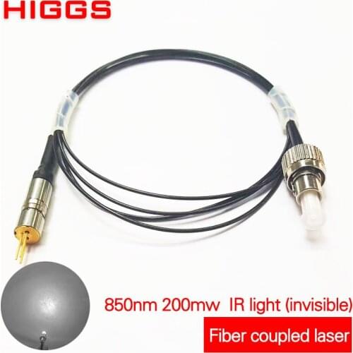 850nm 200mw IR infrared fiber coupled laser module infrared diode coupling accessories invisible light Multi or single mode