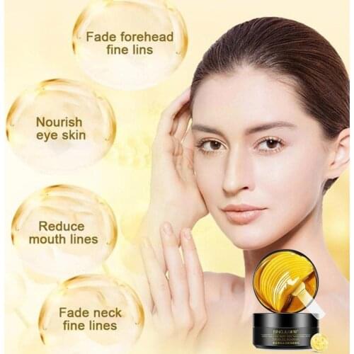 Ice Chrysanthemum Golden Lady Collagen Eyes Mask Firming Fades Patches Moisturizing 60 Eyes Eye Circles Care Product Skin D R5D4