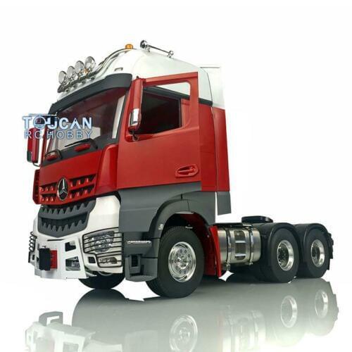 LESU 1/14 RC Metal Chassis 6*6 Light Painted Tractor Truck Hercul Arco Cabin THZH0821-SMT2