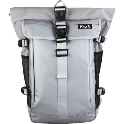 Fashion Multi-Pocket School Backpack For Teenager Trend Cool Mens Reflective Backpacks Large Capacity Waterproof Travel Bagpack