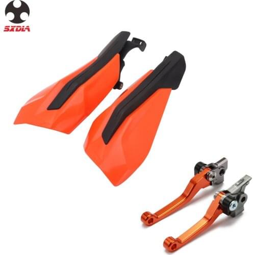 Motorcycle Hand Guard HandGuards and Brake Clutch Lever For KTM SX SXF EXCF XCW XCF XC 150 250 300 350 450 500 2017 2018 2019