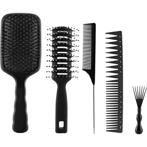 Hair Brush Set Detangling Brush Hair Comb Set Hairbrushes for Long Thick Thin Curly Natural Hair Scalp Massage Hair Tool