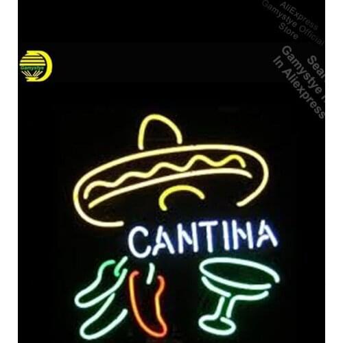 Cantina Neon Bar Sign NEON SIGN Neon light GLASS Motorcycle Neon sign Custom Business Signs Shops Display Neon Signs For Home