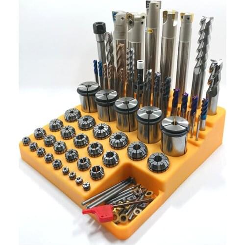 1pcs plastic case Storage box for spring collet inserts collect for CNC tool parts collecting Collecting tool Box