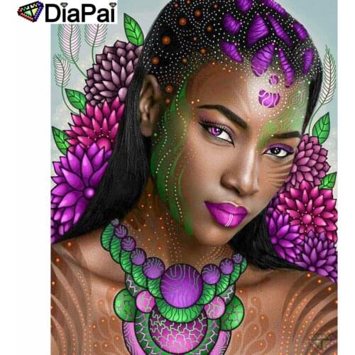 DIAPAI 100% Full Square/Round Drill 5D DIY Diamond Painting "Beauty character" Diamond Embroidery Cross Stitch 3D Decor A20109