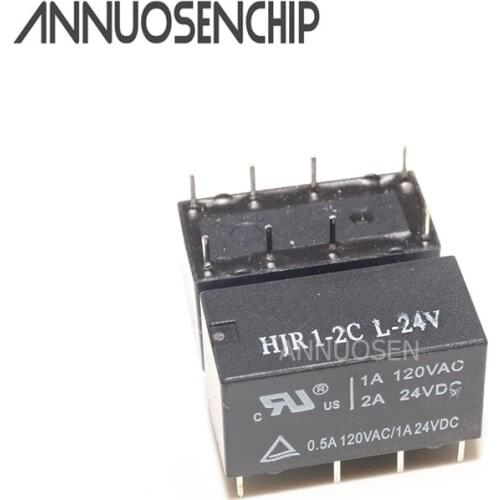 5Pcs Relay DIP8 HJR1-2C-L- 05V 12V 24V 2A