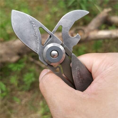 Folding Knife Fruit EDC Pocket Stainless Open Knives Good for Hunting Camping Survival Outdoor and Everyday Carry