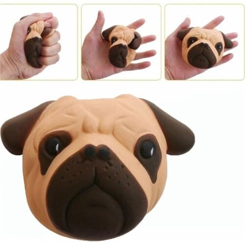 Squishy Squish Adorable dogs head Slow Rising Squishies Fruits Scented Cream Squeeze Toys Antistress Gadgets Stress Relief Toy