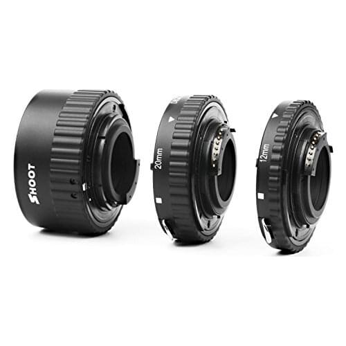 Auto Focus Macro Extension Tube Metal Mount Ring for Nikon D7100 D7000 D5300 D5200 D5100 D5000 D3100 D3000 Digital SLR Cameras