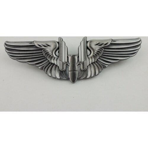 U.S. ARMY AIR FORCES AERIAL GUNNER BADGE US PILOT WINGS METAL-0562 Military Store