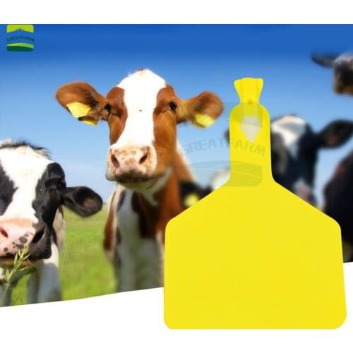 High-quality Bull Ear Tag Identification Plate Laser Ear Tag Monolithic Integrated Cow identification plate Veterinary ear tag