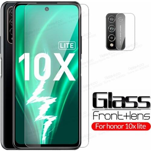 Protective Glass For Huawei Honor 10X Lite Camera Glass On Honor 10x Light Honer 10 X 10XLite Screen Protector Safety Phone Film