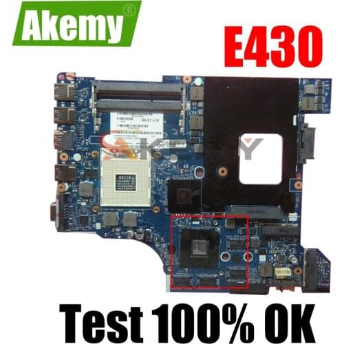 04Y1214 04W4018 04Y1168 For LENOVO Thinkpad E430 E430C QILE1 LA-8131P SLJ8C N13P-GLR-A1 Laptop motherboard PGA989 Mainboard