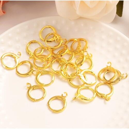 100pcs Earring Findings Earrings Clasps Hooks Fittings DIY Jewelry Making Alloy Hook Drop earrings Accessories DIY charms gifts