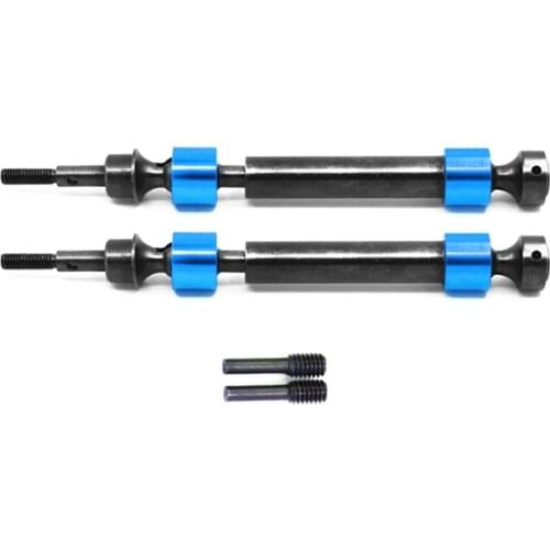 2Pcs Hard Steel Splined CVD Drive Shaft for Traxxas 1/10 Maxx 4S 89076-4 RC Car Upgrade Parts Accessories