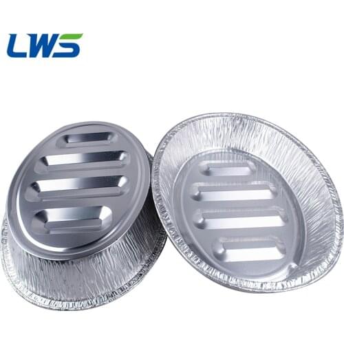 6 Pack Disposable Turkey Roasting Pans, Aluminum Pans Disposable Turkey Roaster Heavy Duty,Oval Foil Pans Roasting Pans