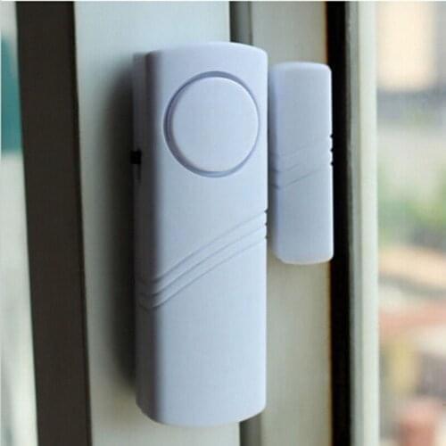 5X 2020 Door Window Sensor Wireless Burglar Alarm with Magnetic Sensor Home Safety Wireless Longer System Security Device White