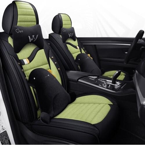 High quality Black Flax material Car seat covers For chery tiggo 8 7 pro accessories