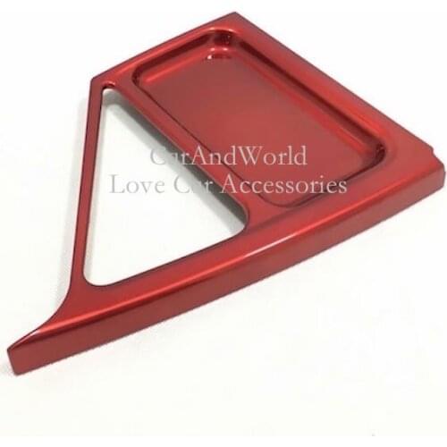 For 2016 2017 2018 Toyota RAV4 Interior Storage Box Sequin Cover Trims ABS Chrome Stickers Car-Styling Accessories