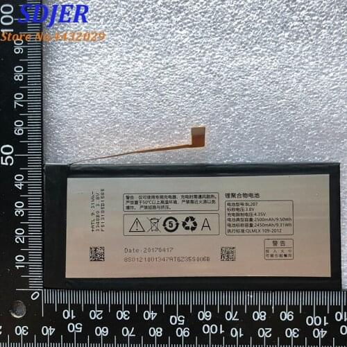 For Lenovo K900 Battery Replacement 100% High Quality 2500mah BL207 li-ION battery For Lenovo K900 Android Cell Phone