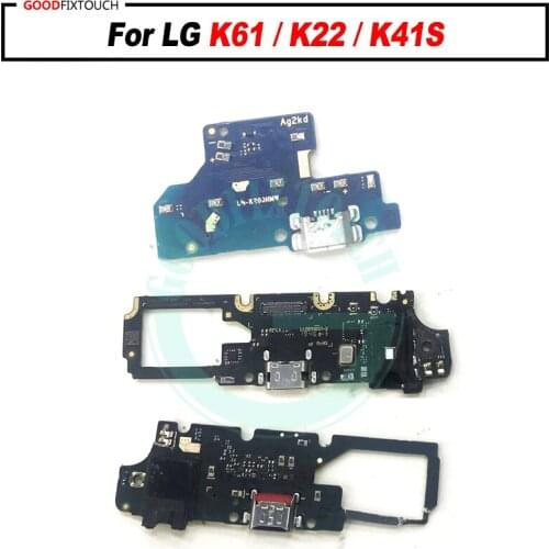 For LG K61 k22 k41S USB Charger Charging Port Dock Connector Board + Headphone jack Replacement Part